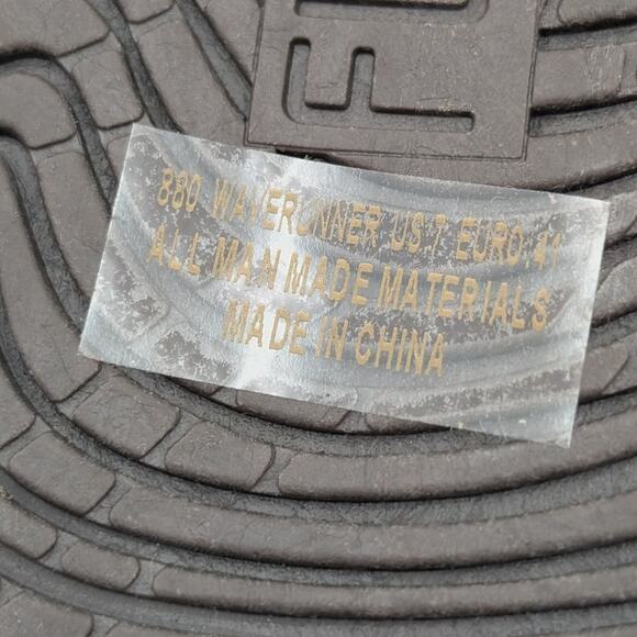 Flojos Waverunner Men's Sporty Flip Flop Sandal Textured Brown Size US7 EU41 - Picture 8 of 10